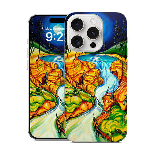 Cup Of Life Athabasca Falls Jasper iPhone Skin