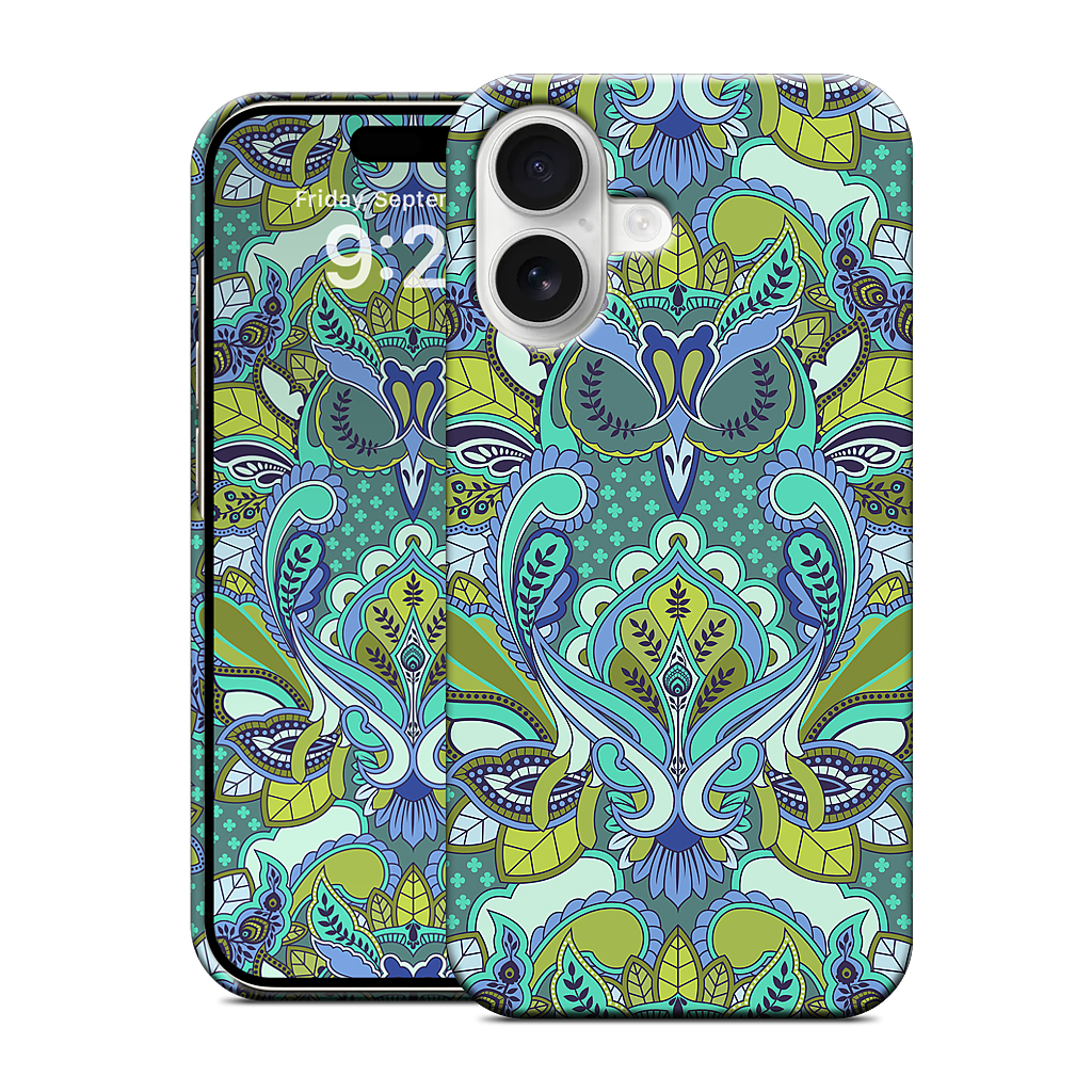 Owl Forget Me Not iPhone Case