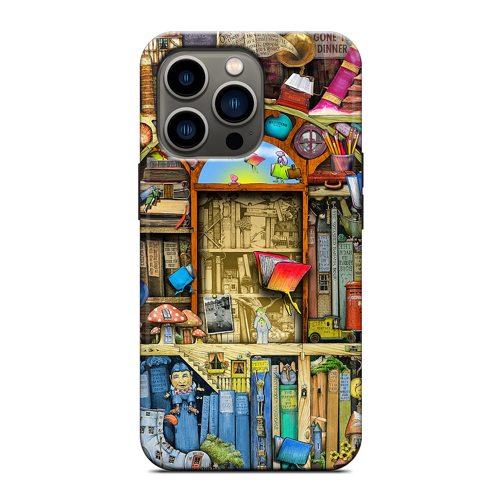 Bookshelf 2b iPhone Case