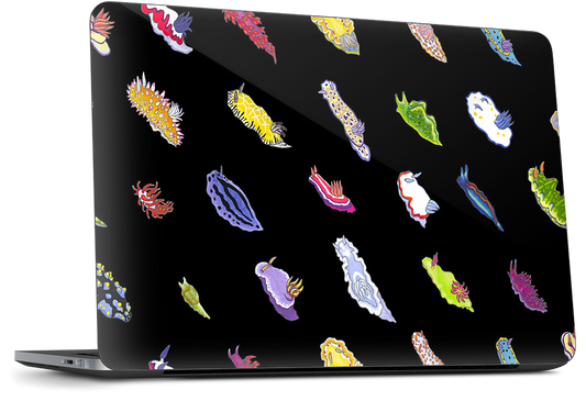 Nudibranch Black Dell Laptop Skin