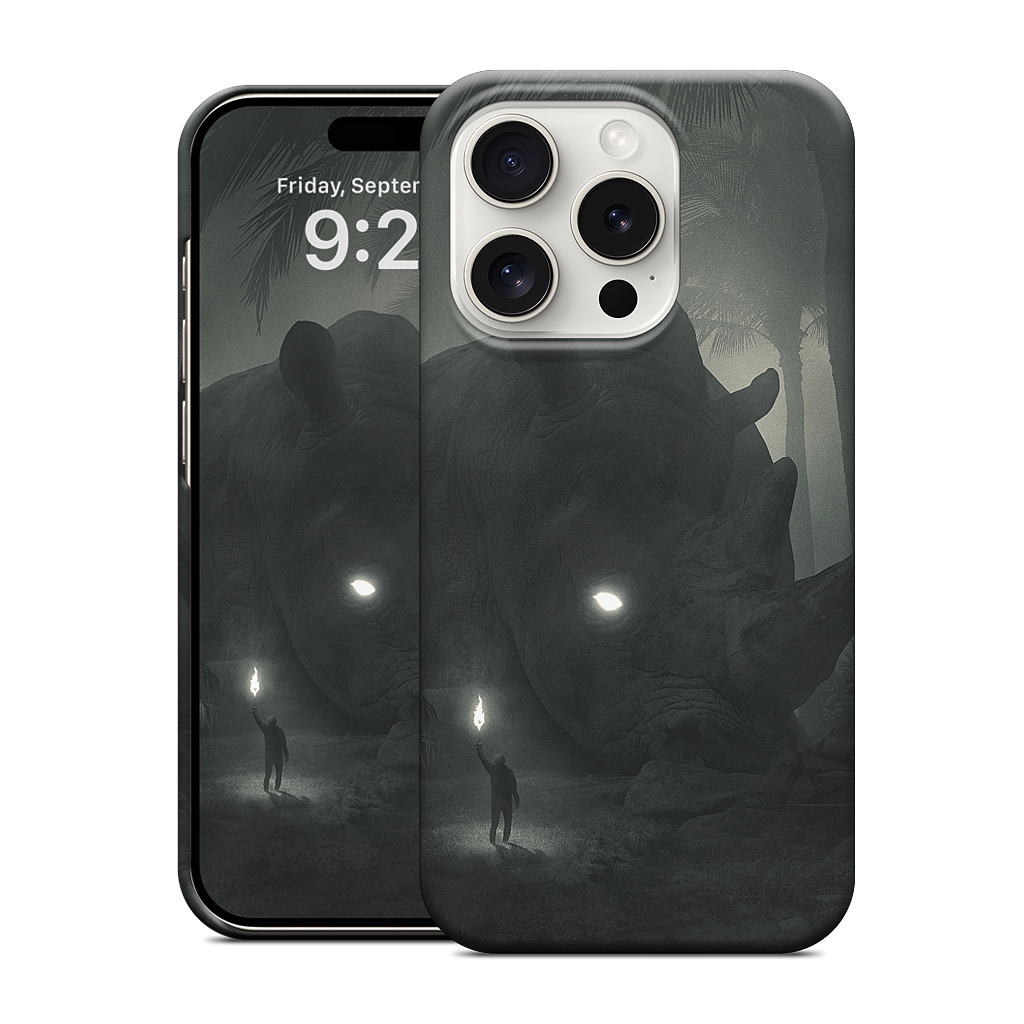 Face of Fear iPhone Case