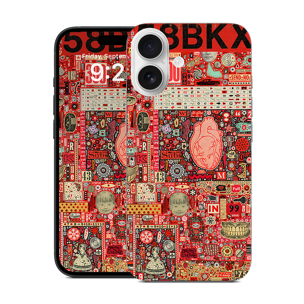 Big Numbers - Heart and Teeth iPhone Skin