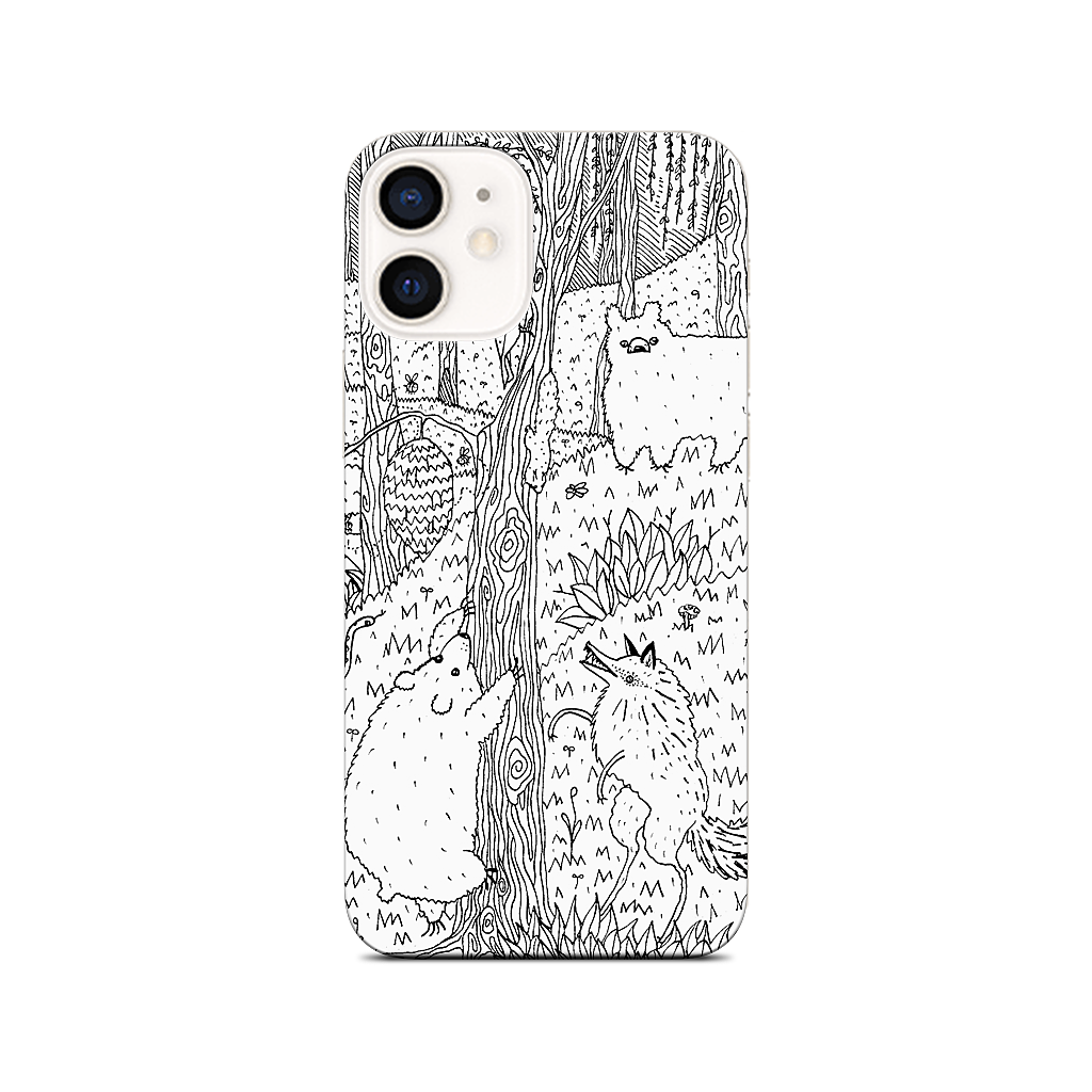 Diurnal Animals of the Forest iPhone Skin