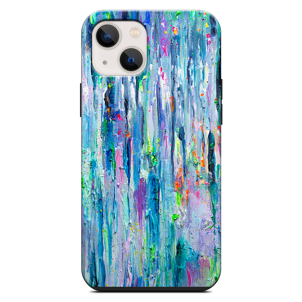 Silver Rain iPhone Case