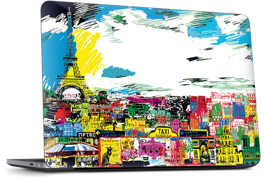 Paris Skyline Dell Laptop Skin