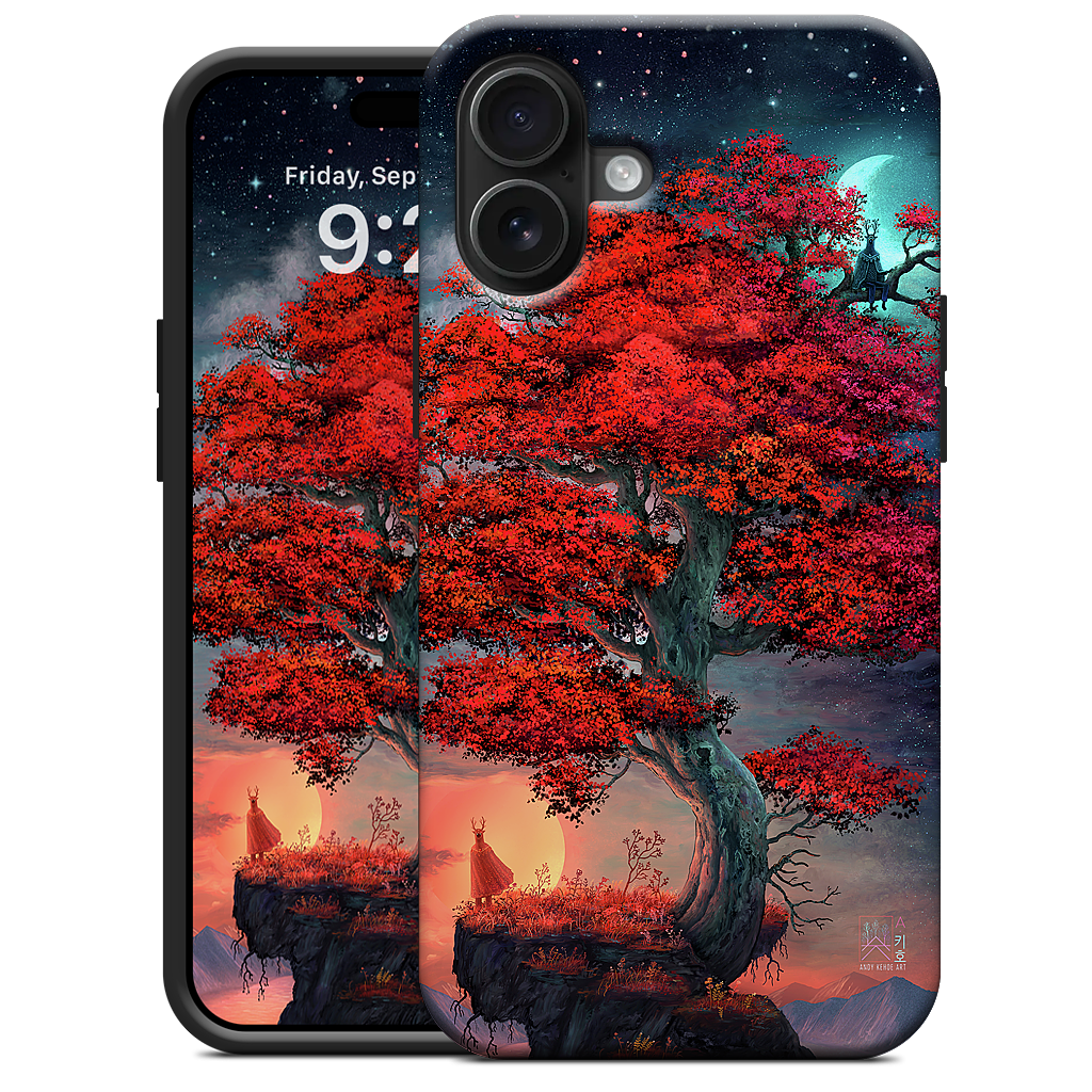 Light & Dark in Equal Parts iPhone Case