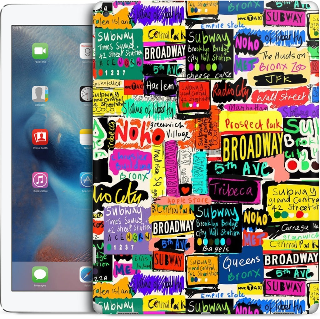 NYC Words iPad Skin