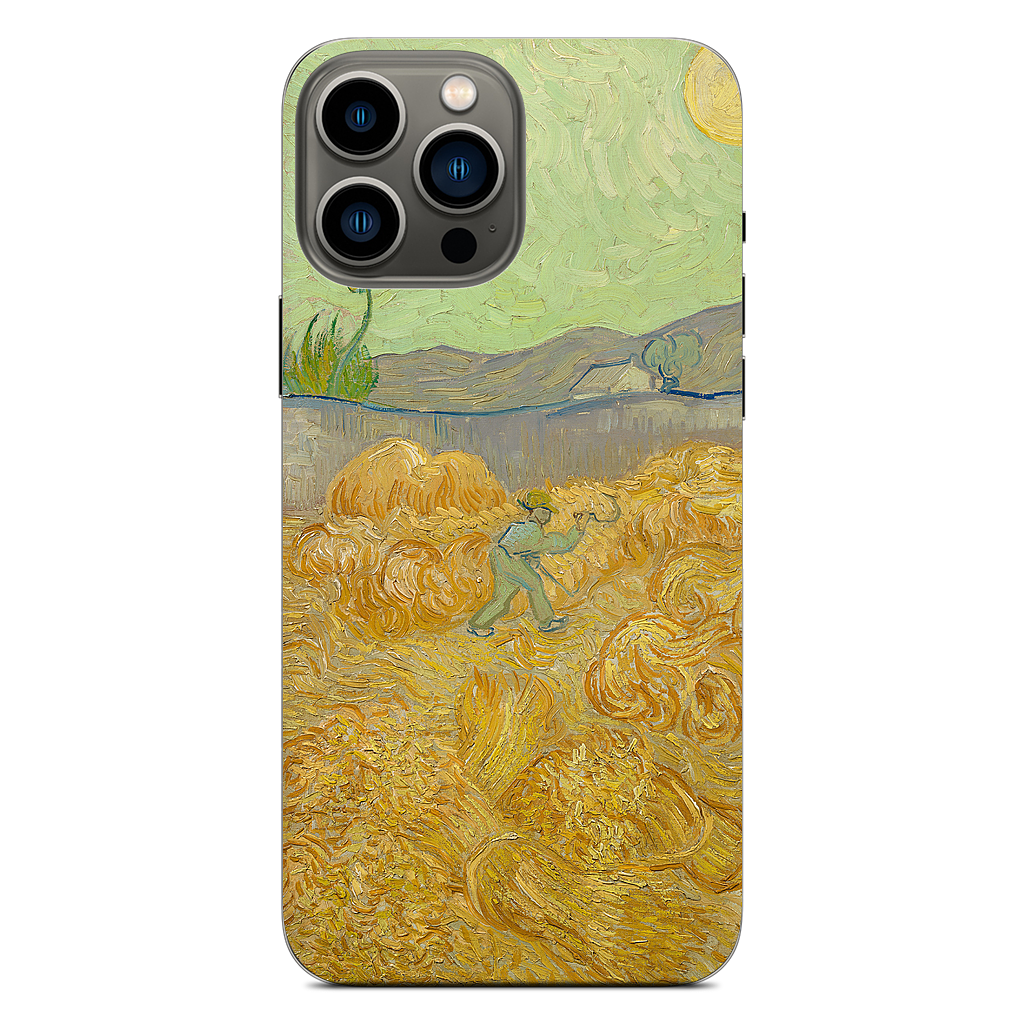 Wheatfield with a Reaper iPhone Skin