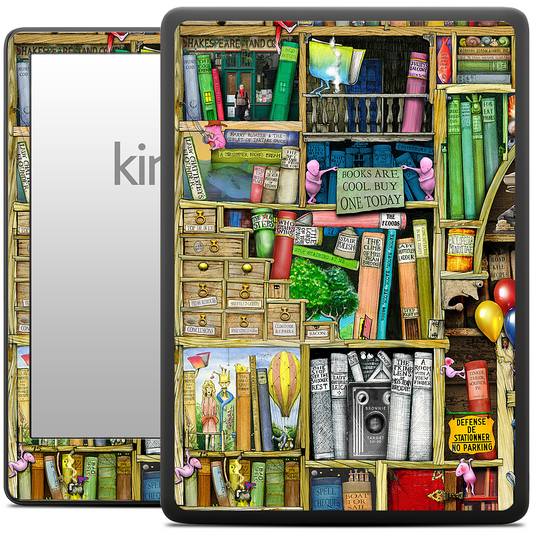 Bookshelf 2a Kindle Skin