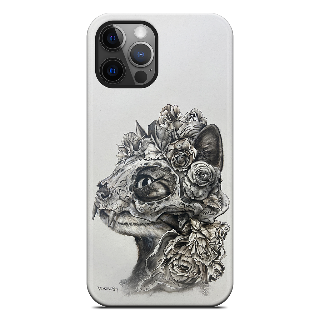 Muerte Cat iPhone Case