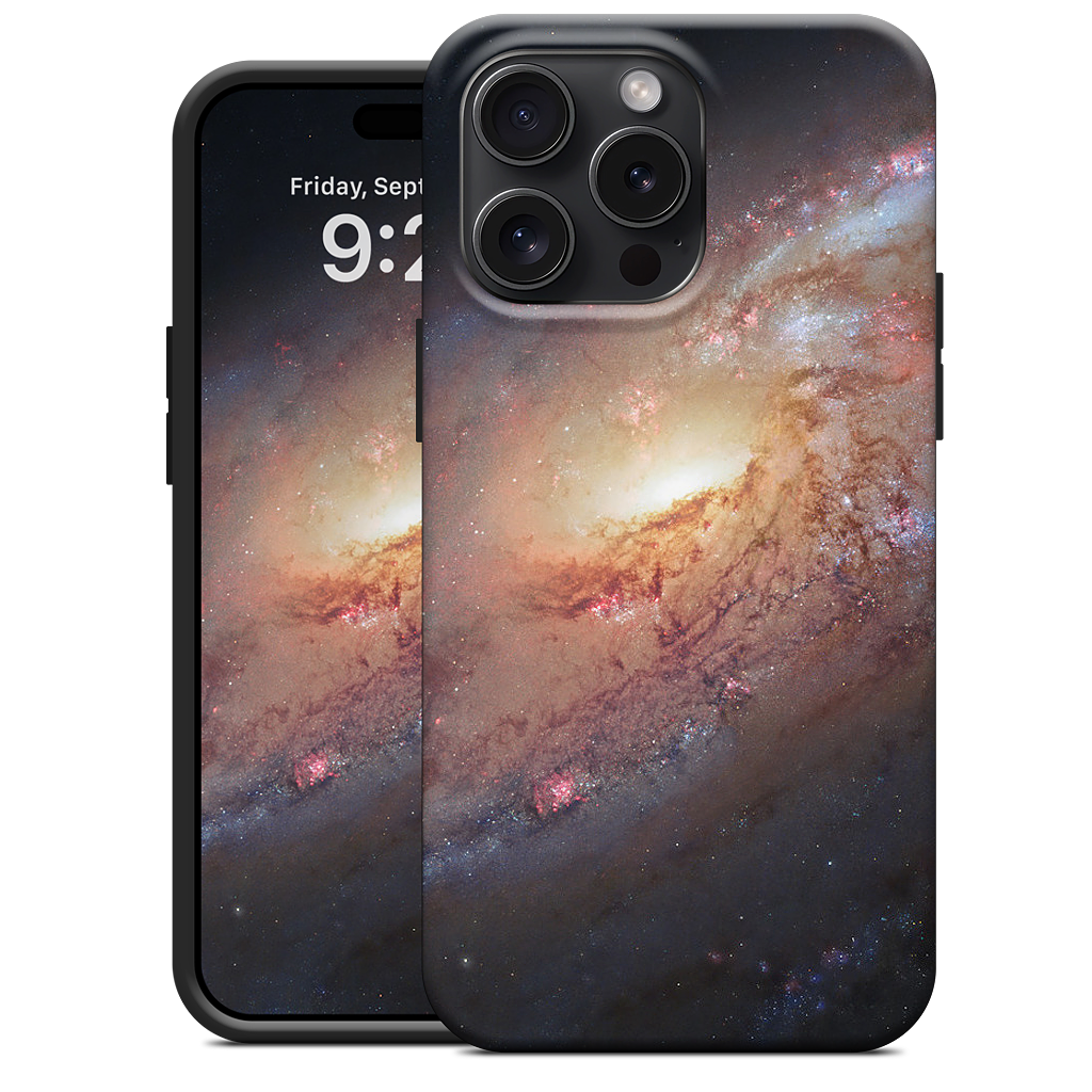 M106 Spiral Galaxy iPhone Case