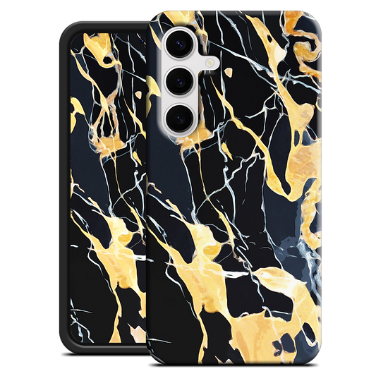 Black Marble Samsung Case