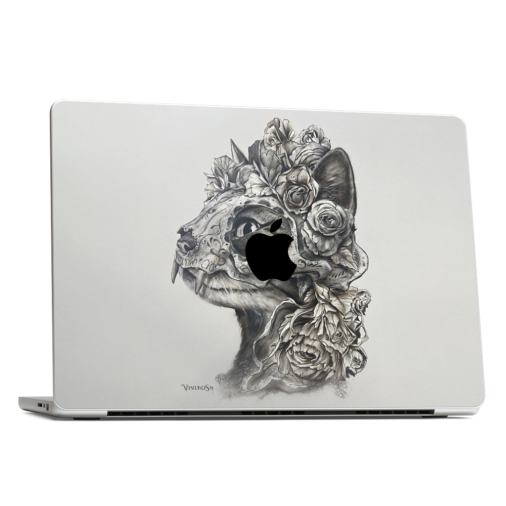 Muerte Cat  MacBook Skin