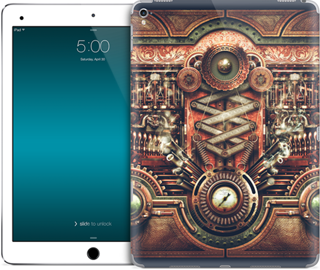 Steampunk Motherboard iPad Skin