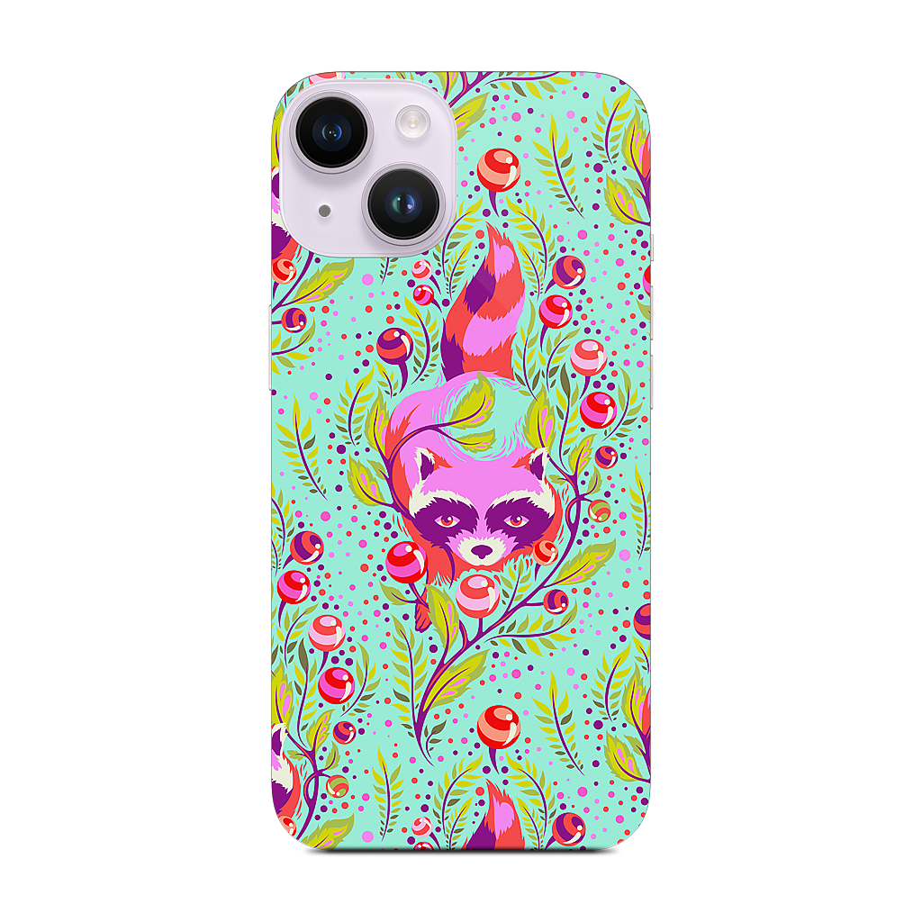 Raccoon Poppy iPhone Skin