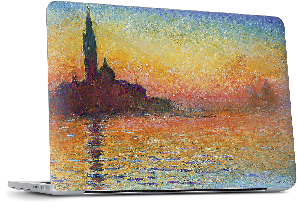 Sunset in Venice MacBook Skin