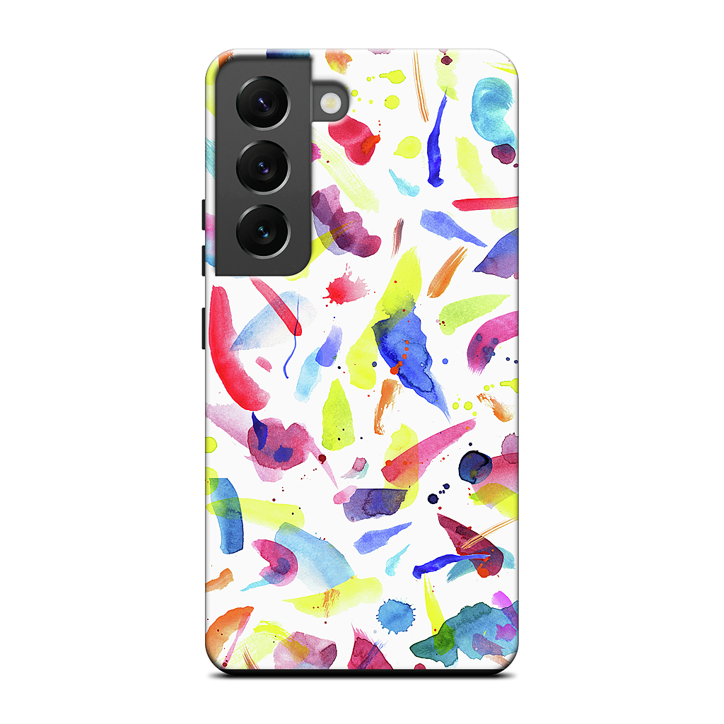 Watercolor Summer Brushstrokes Samsung Case