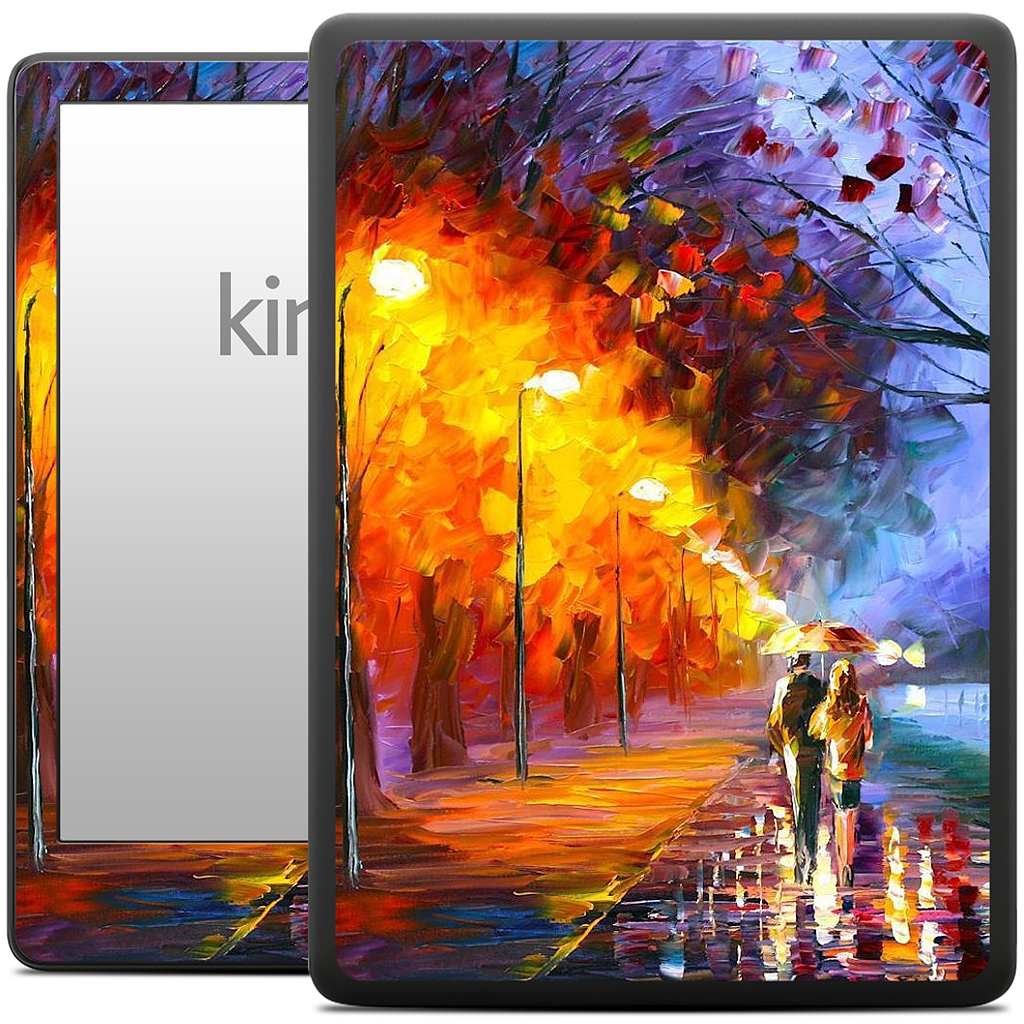 ALLEY BY THE LAKE by Leonid Afremov Kindle Skin