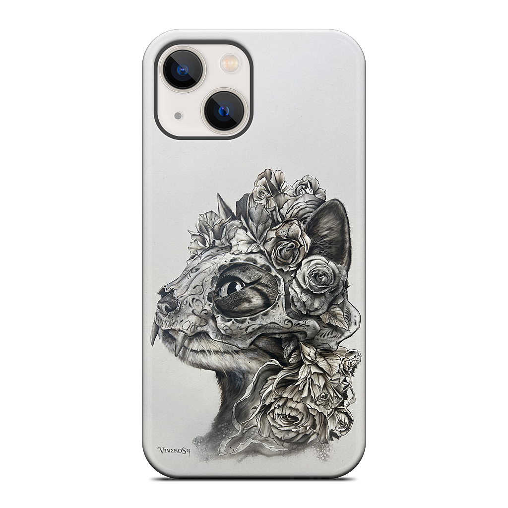 Muerte Cat iPhone Case