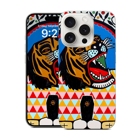 Tiger Coffin iPhone Skin