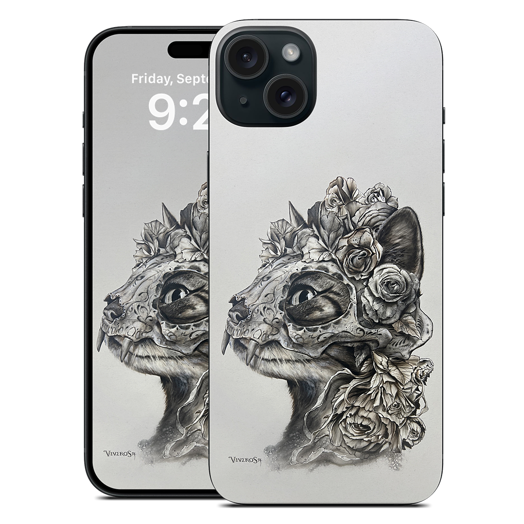 Muerte Cat iPhone Skin