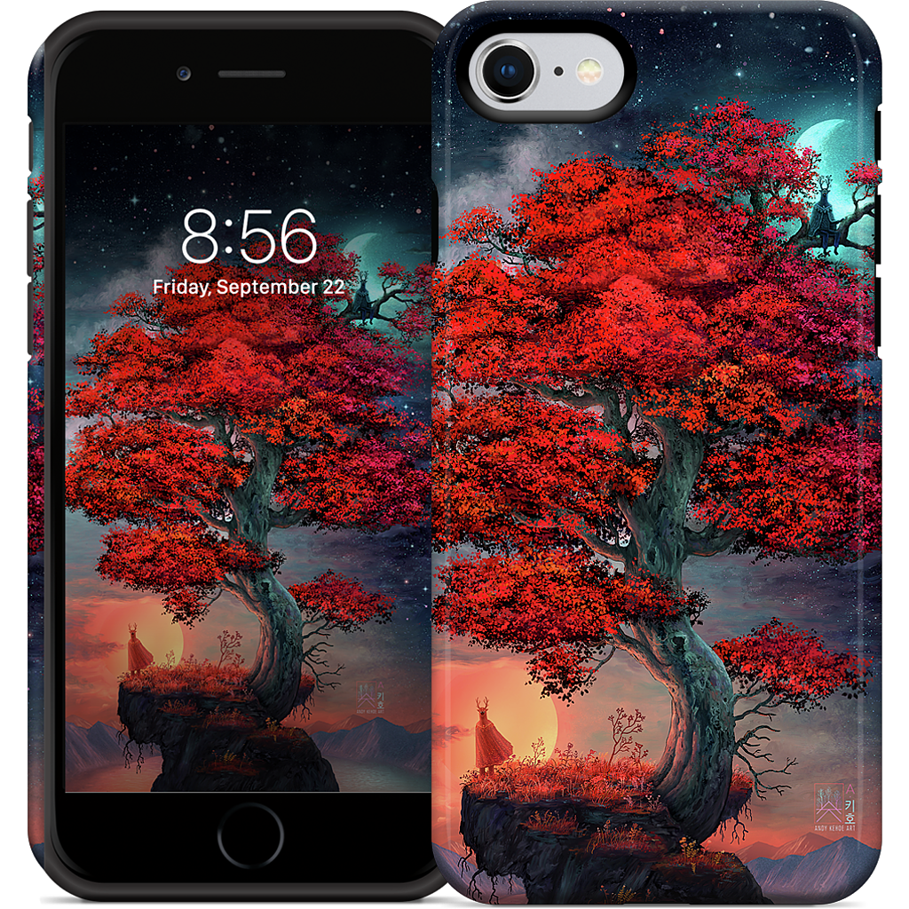 Light & Dark in Equal Parts iPhone Case