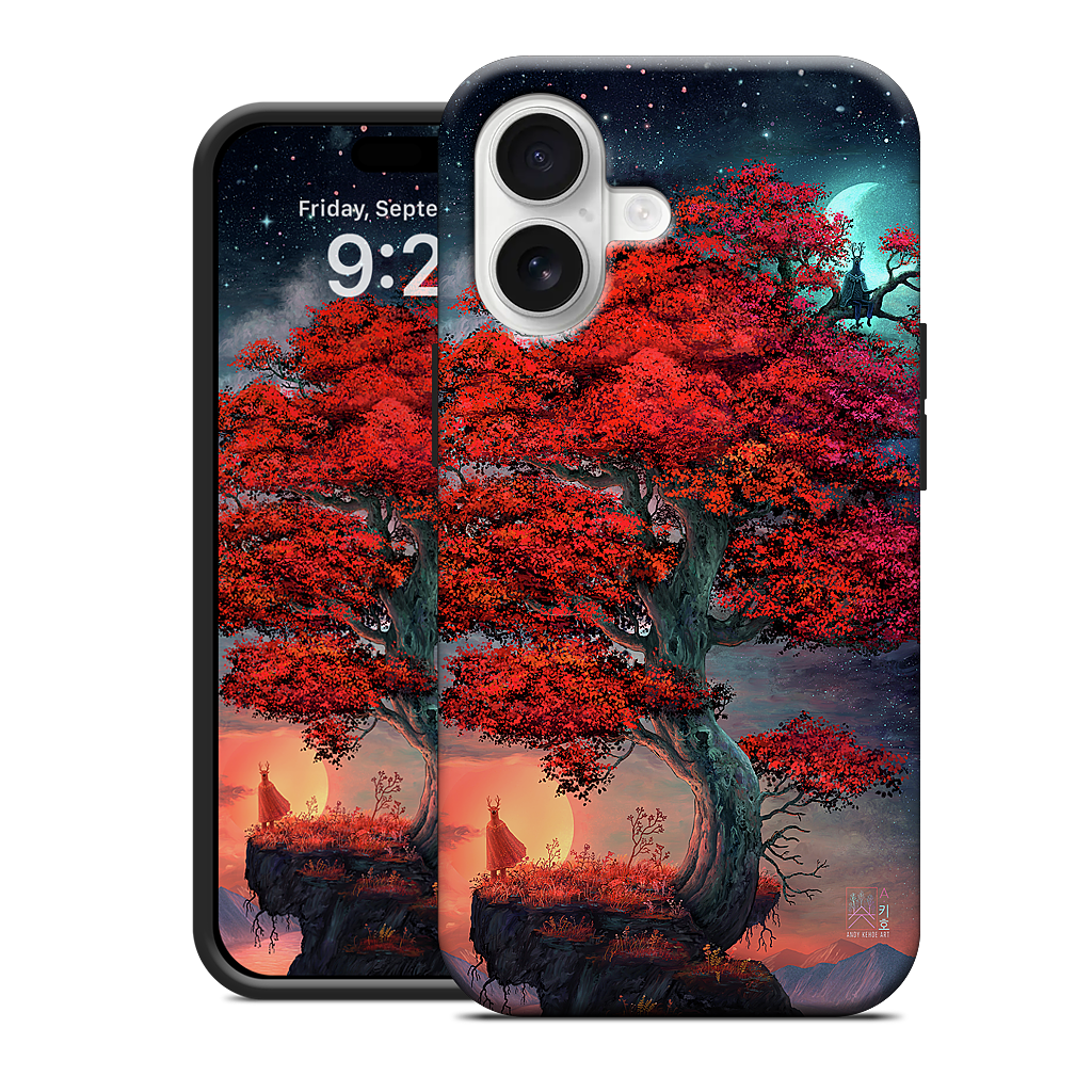 Light & Dark in Equal Parts iPhone Case