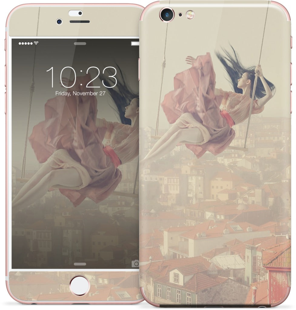 Swinging Over Oporto iPhone Skin