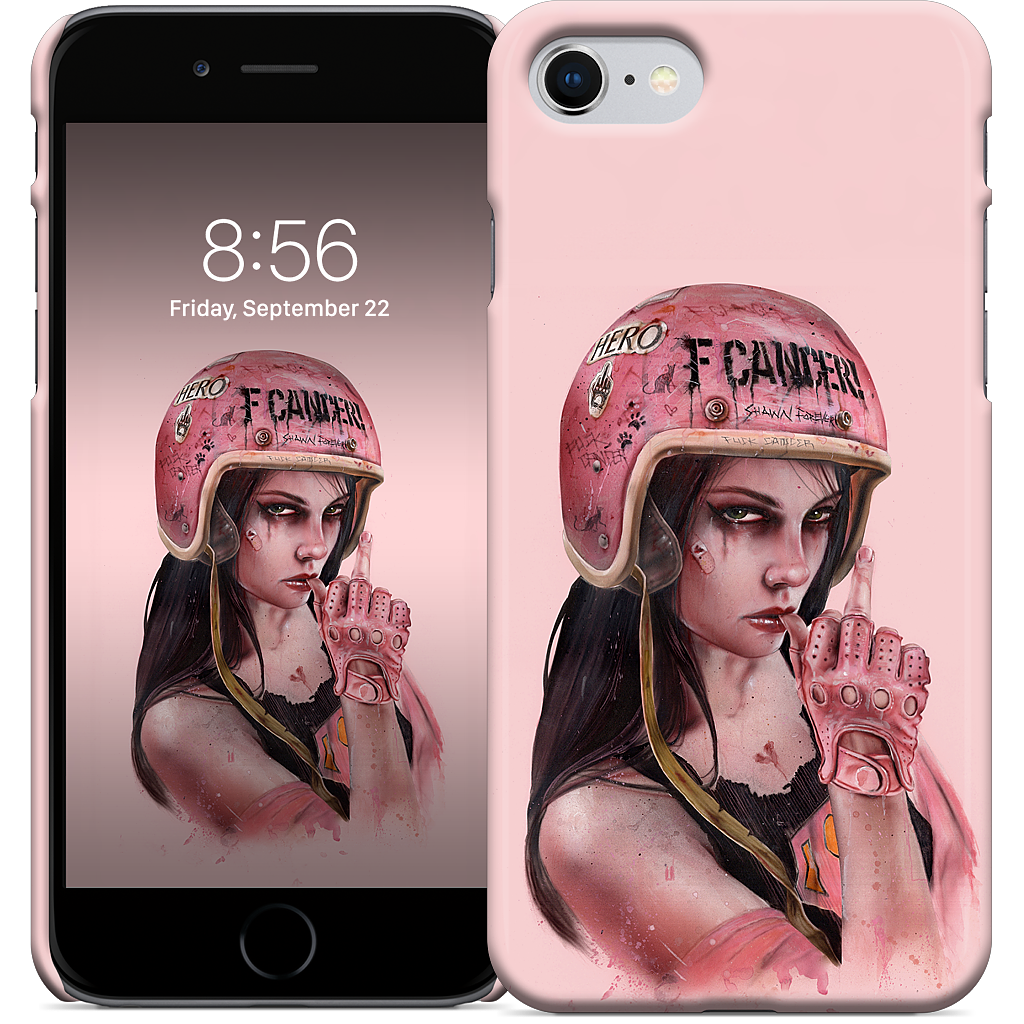 F Cancer iPhone Case