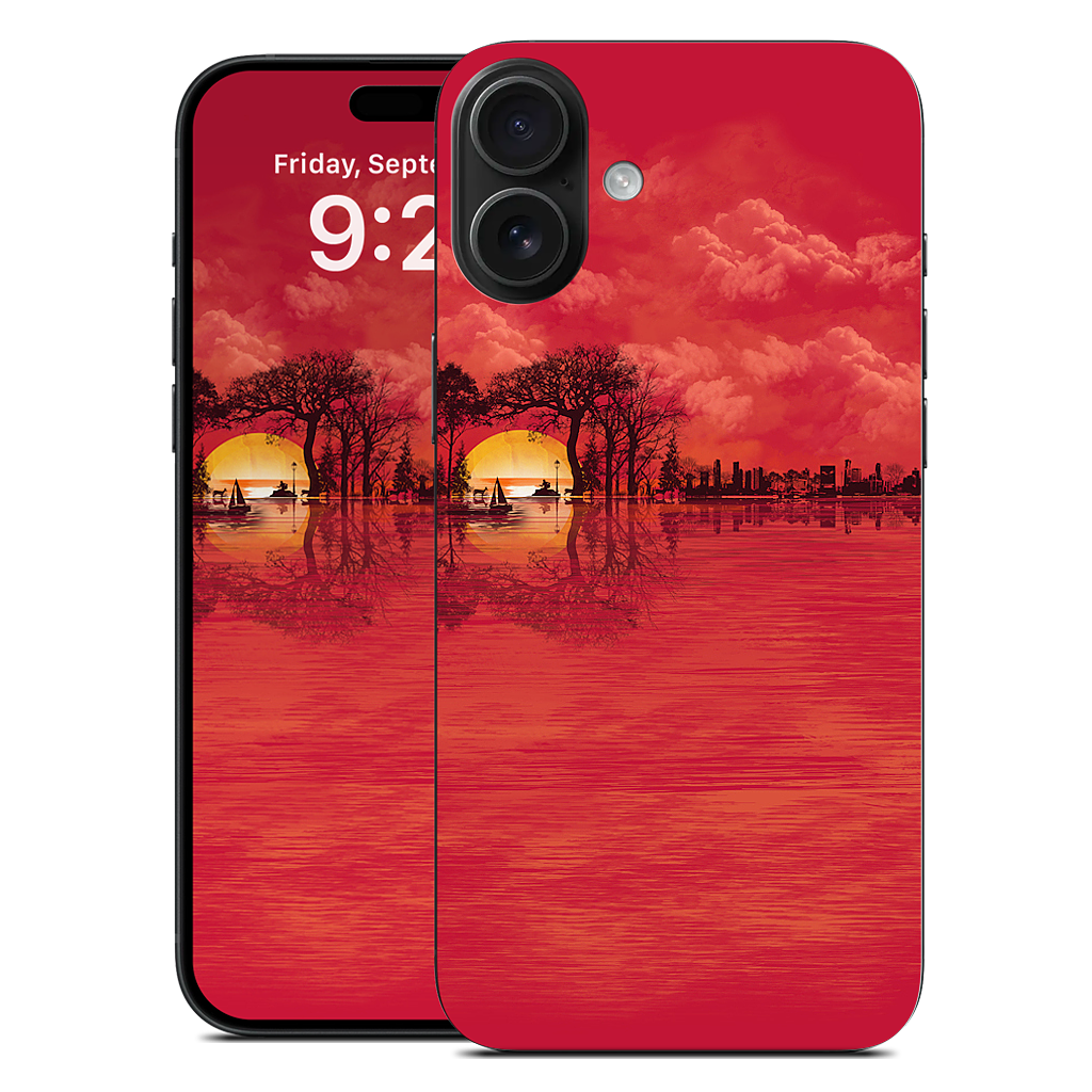 Musical Sunset iPhone Skin