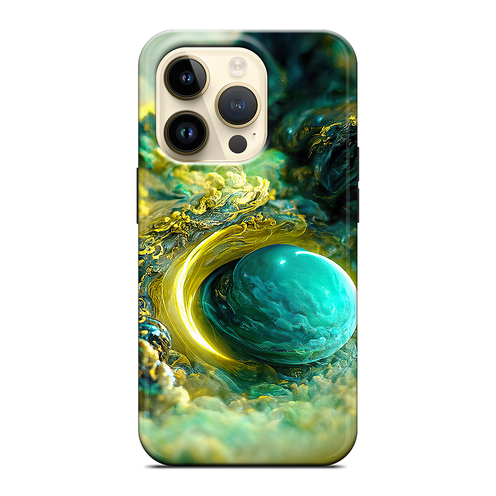 Planetary Accretion iPhone Case