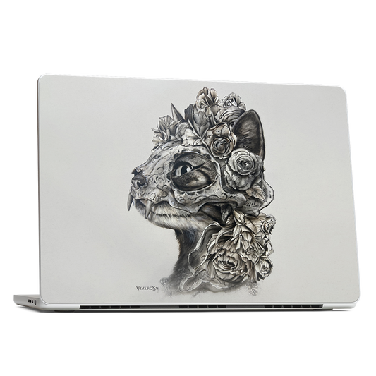 Muerte Cat  MacBook Skin