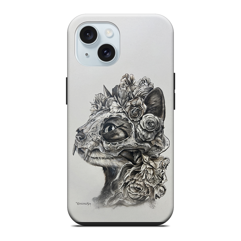 Muerte Cat iPhone Case