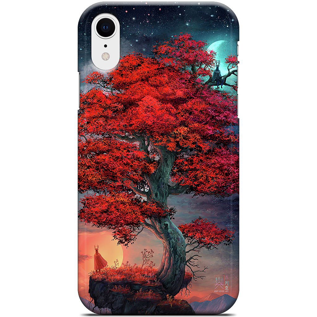 Light & Dark in Equal Parts iPhone Case