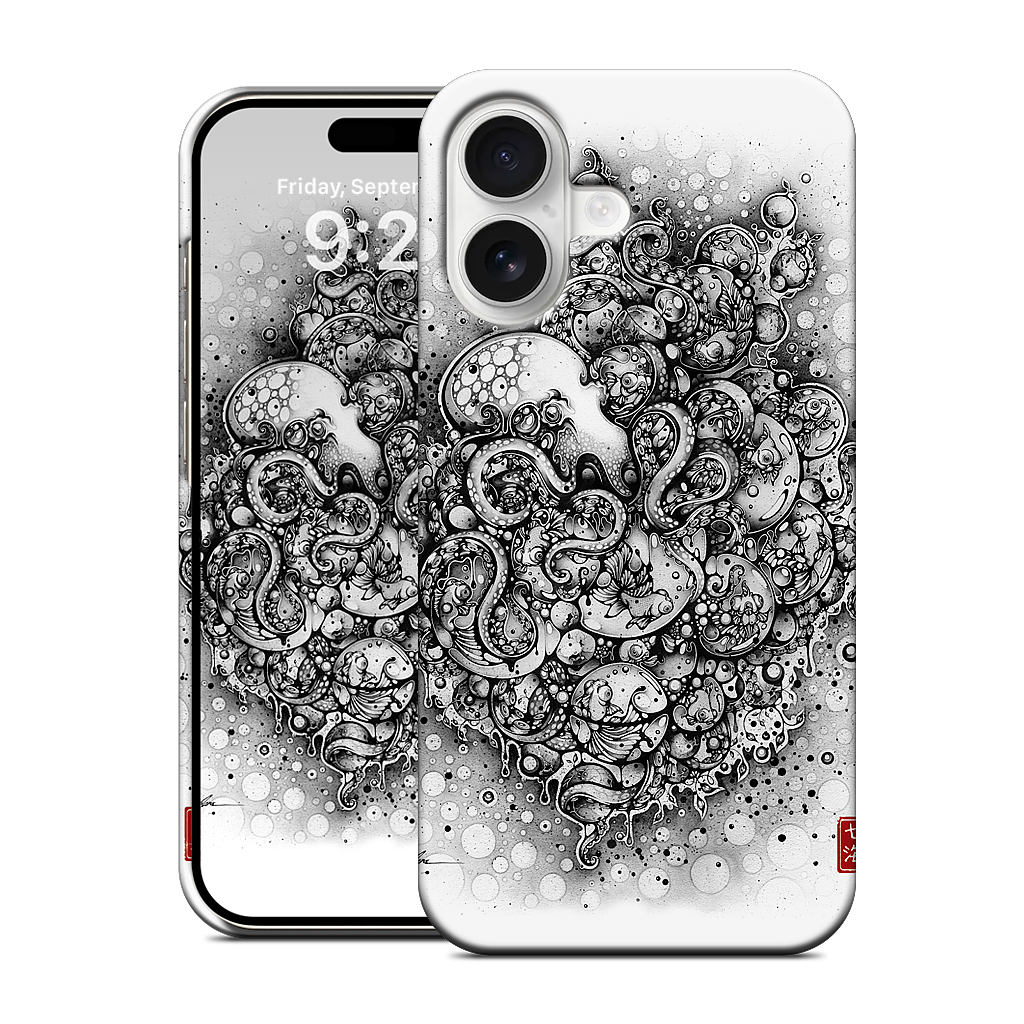 A Curious Embrace iPhone Case