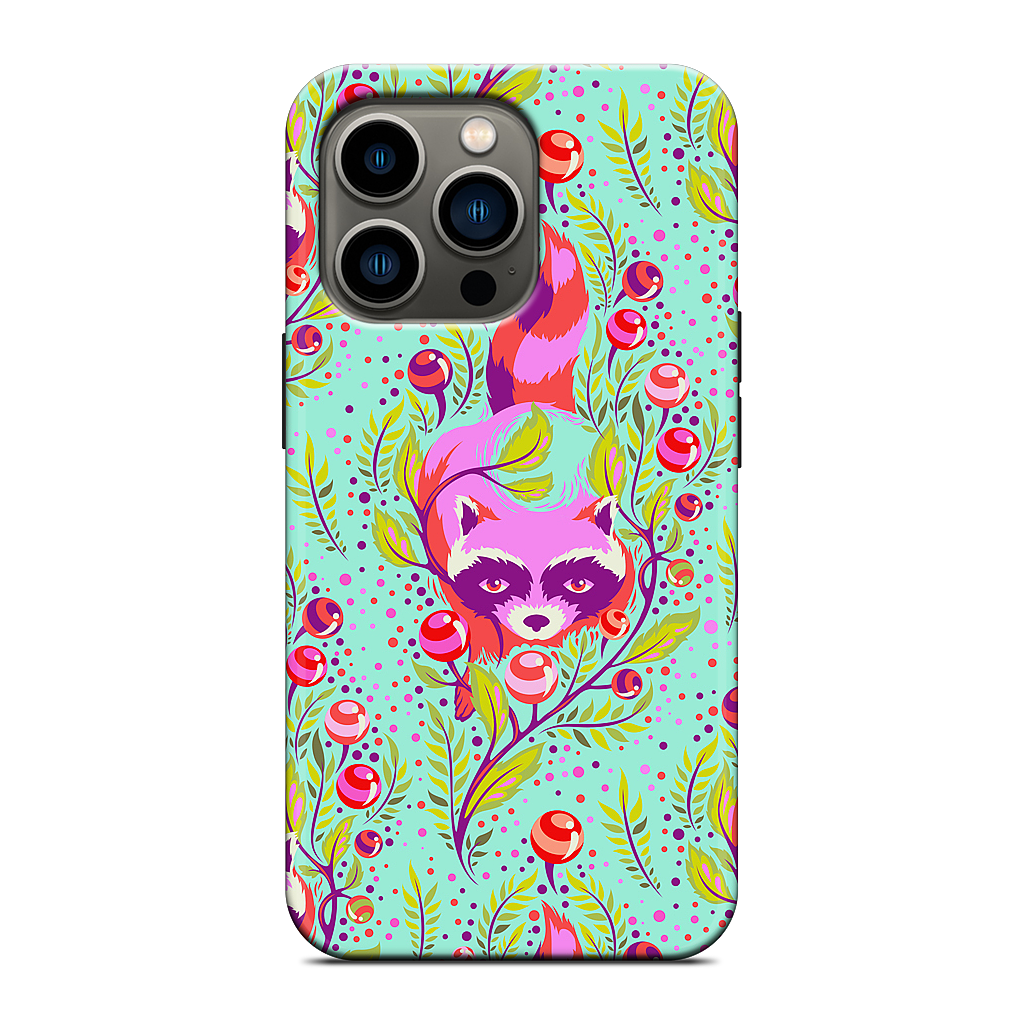 Raccoon Poppy iPhone Case