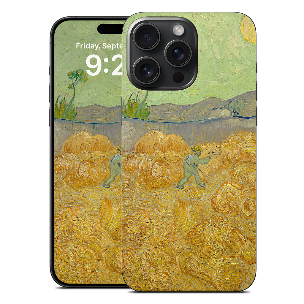 Wheatfield with a Reaper iPhone Skin