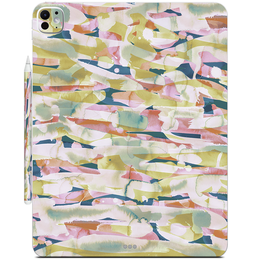 Watercolor Pastiche iPad Skin