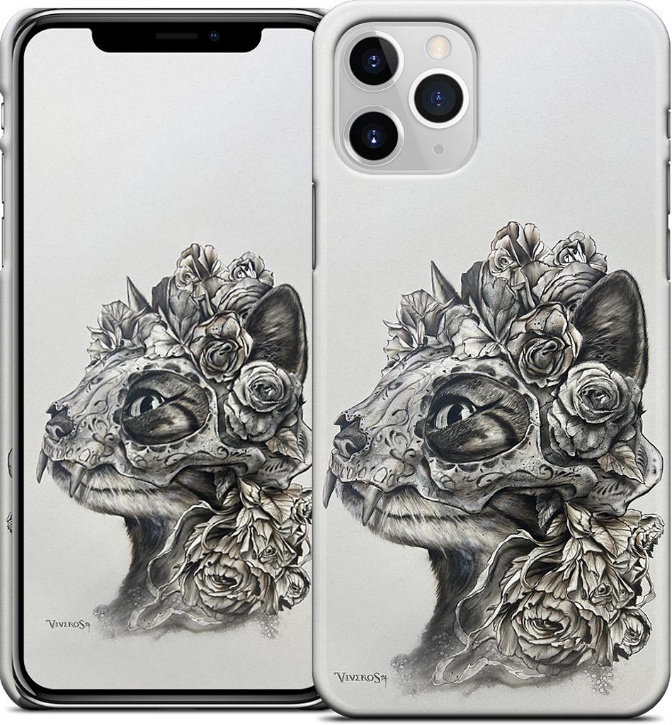 Muerte Cat iPhone Case