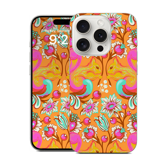 Squirrel Begonia iPhone Skin