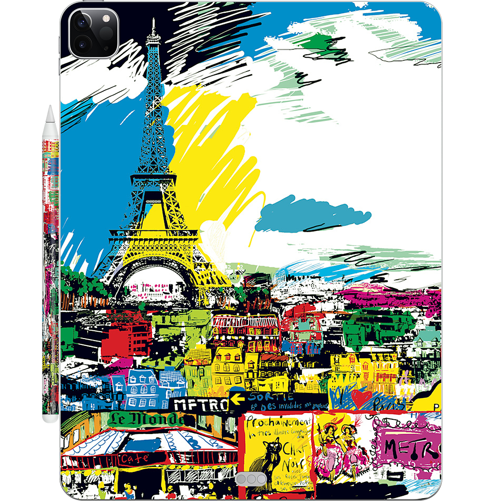 Paris Skyline iPad Skin