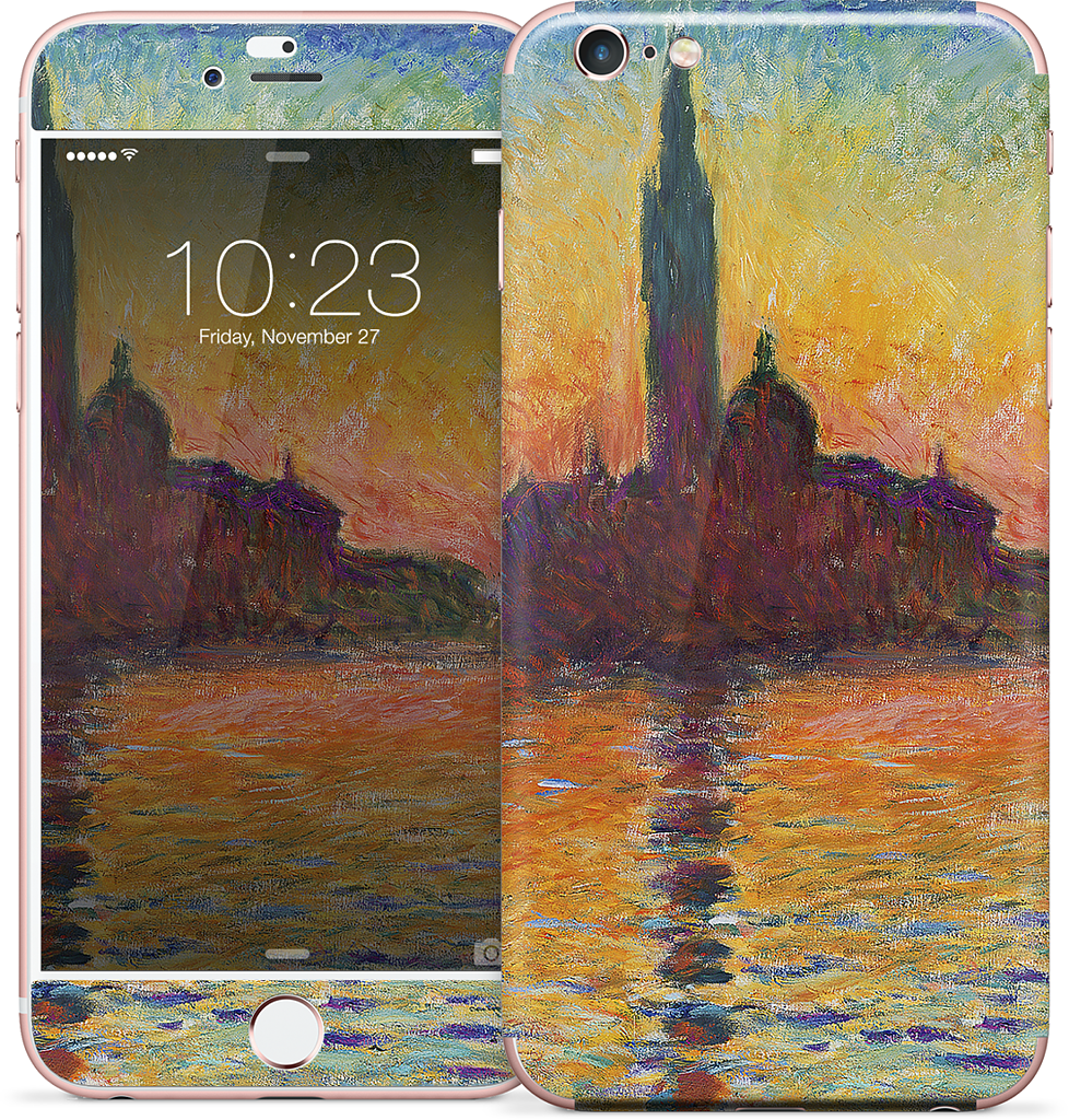 Sunset in Venice iPhone Skin