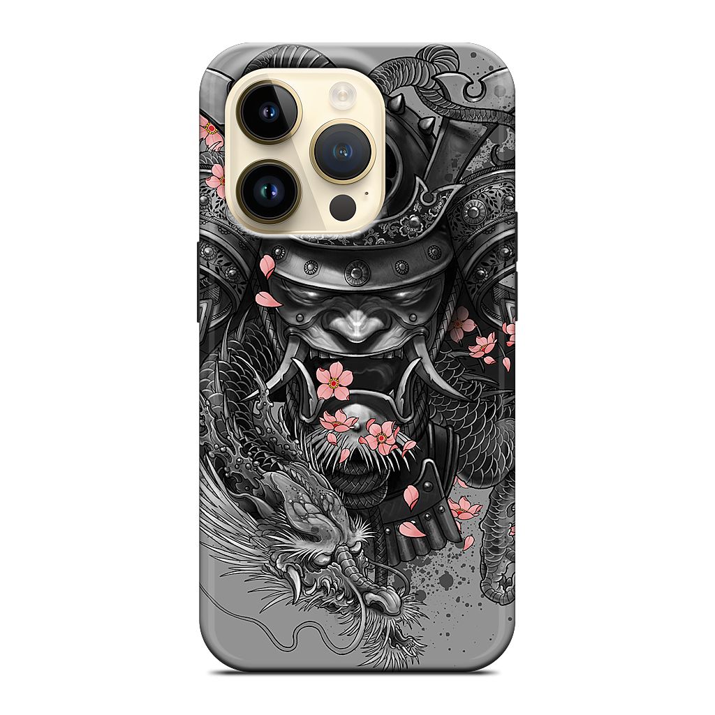 Samurai Dragon iPhone Case