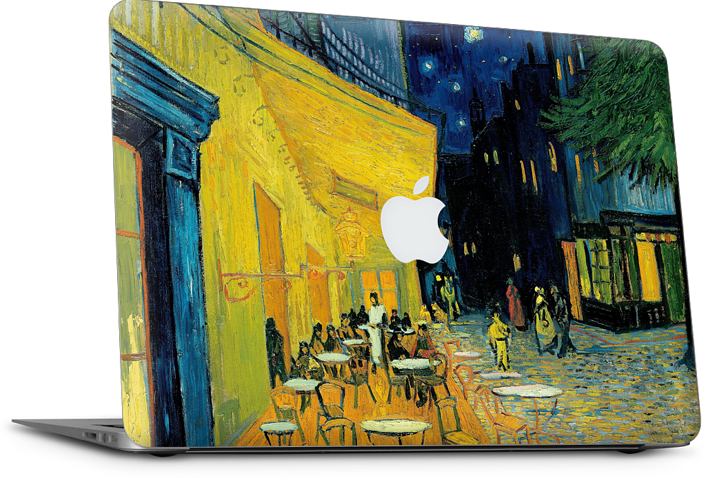 Cafe at Night MacBook Skin