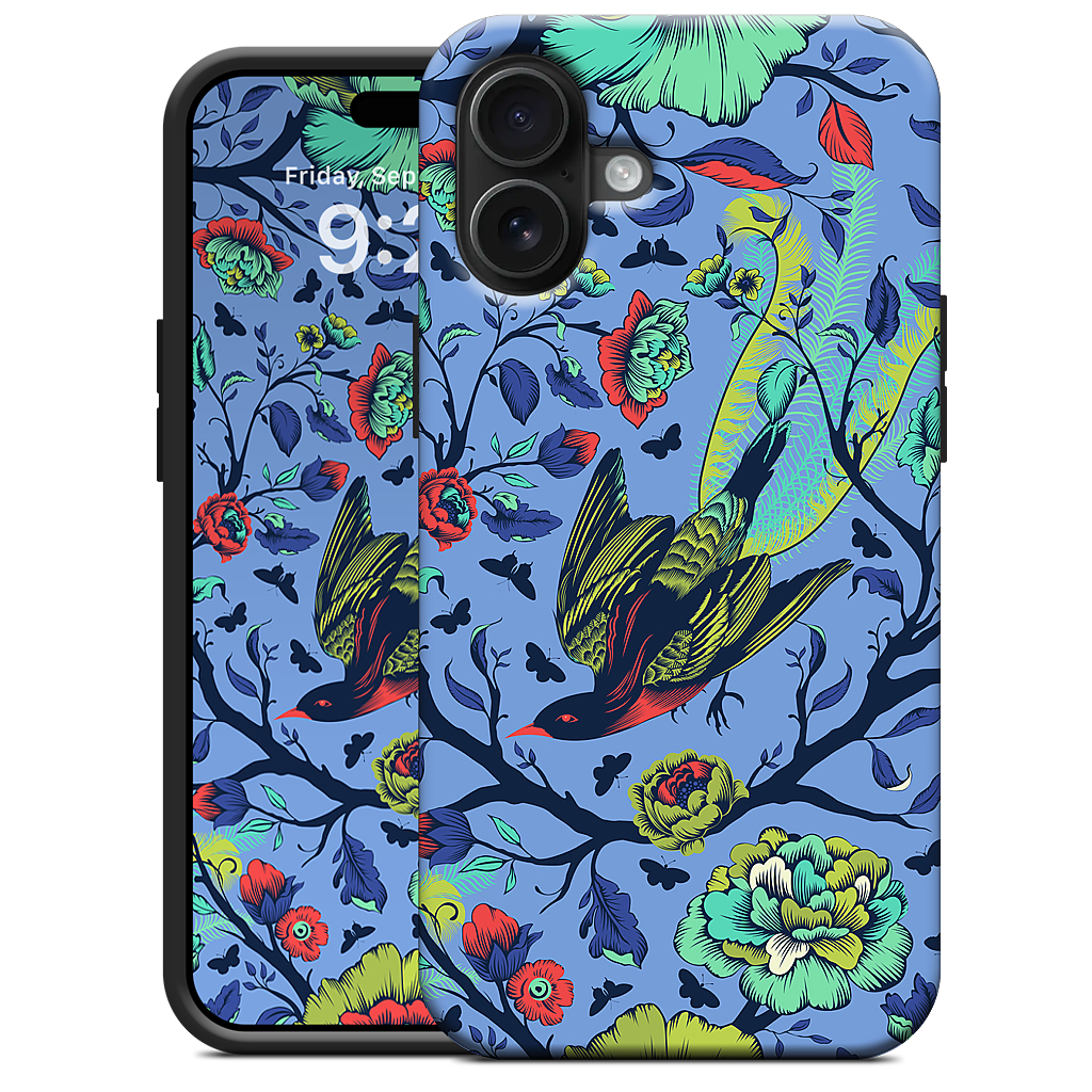 Tail Feathers Lupine iPhone Case