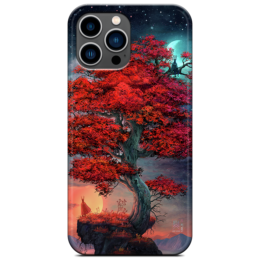 Light & Dark in Equal Parts iPhone Case