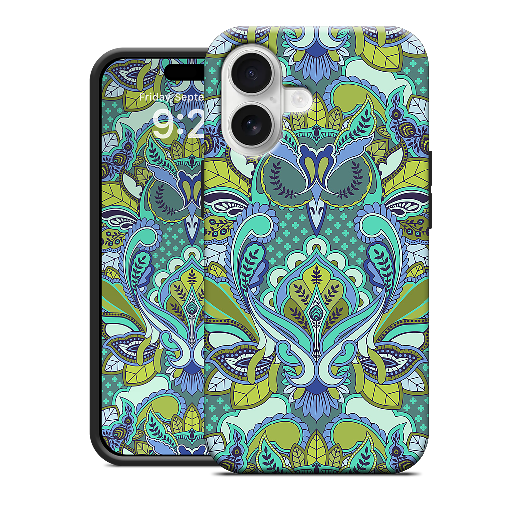 Owl Forget Me Not iPhone Case