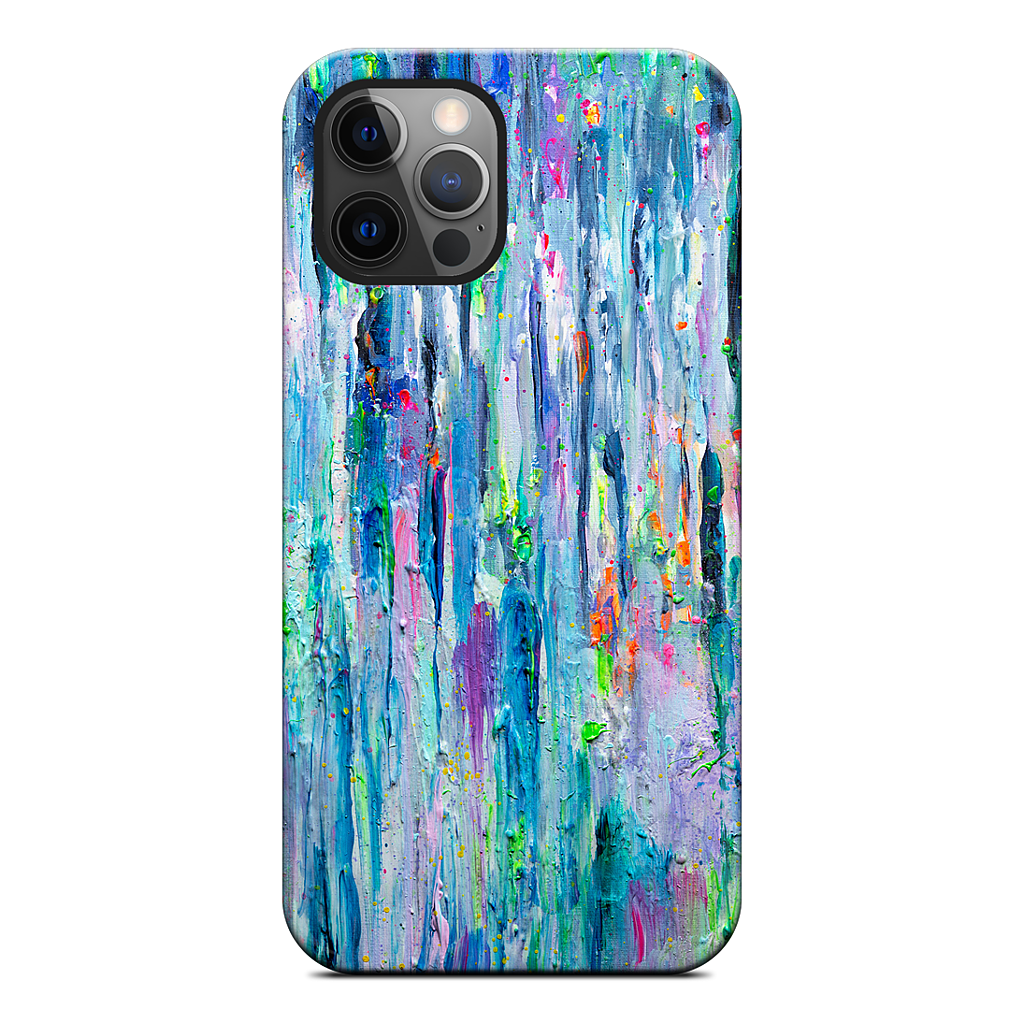 Silver Rain iPhone Case