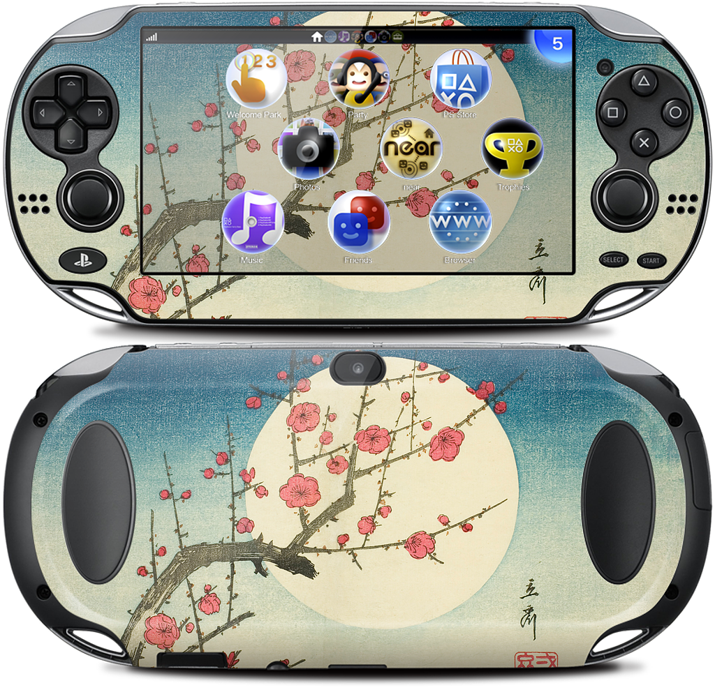 Red Plum Branch PlayStation Skin