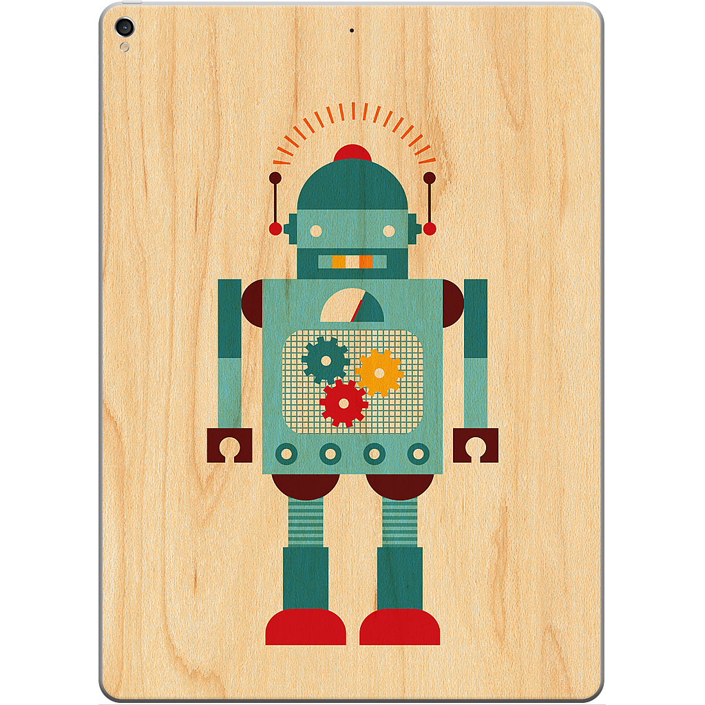 Blue Robot iPad Skin